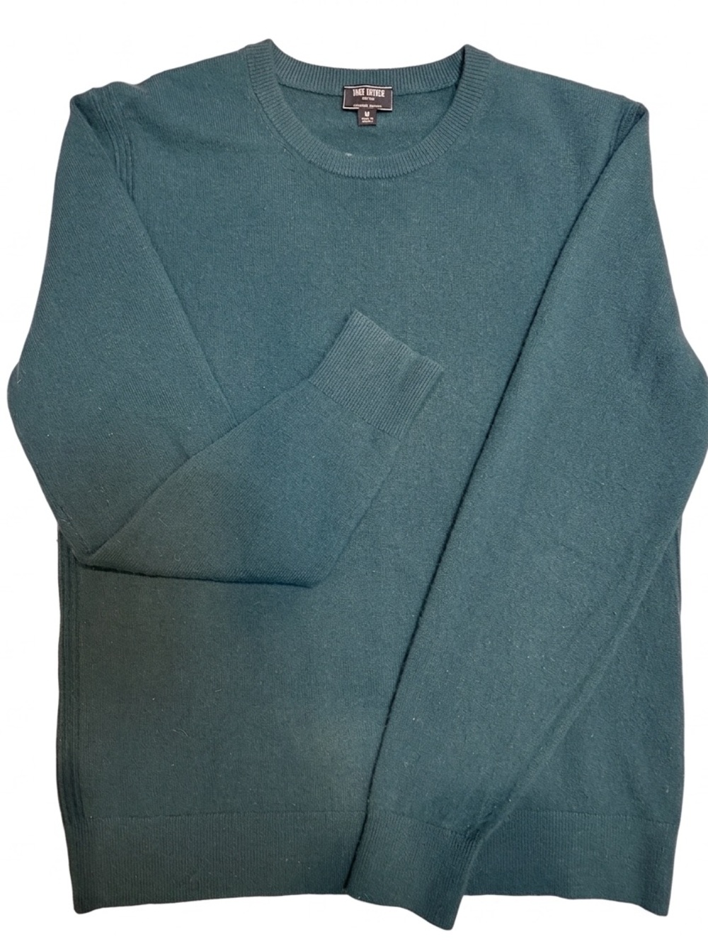 Todd Snyder Dark Teal/Green Crewneck Sweater (M)
